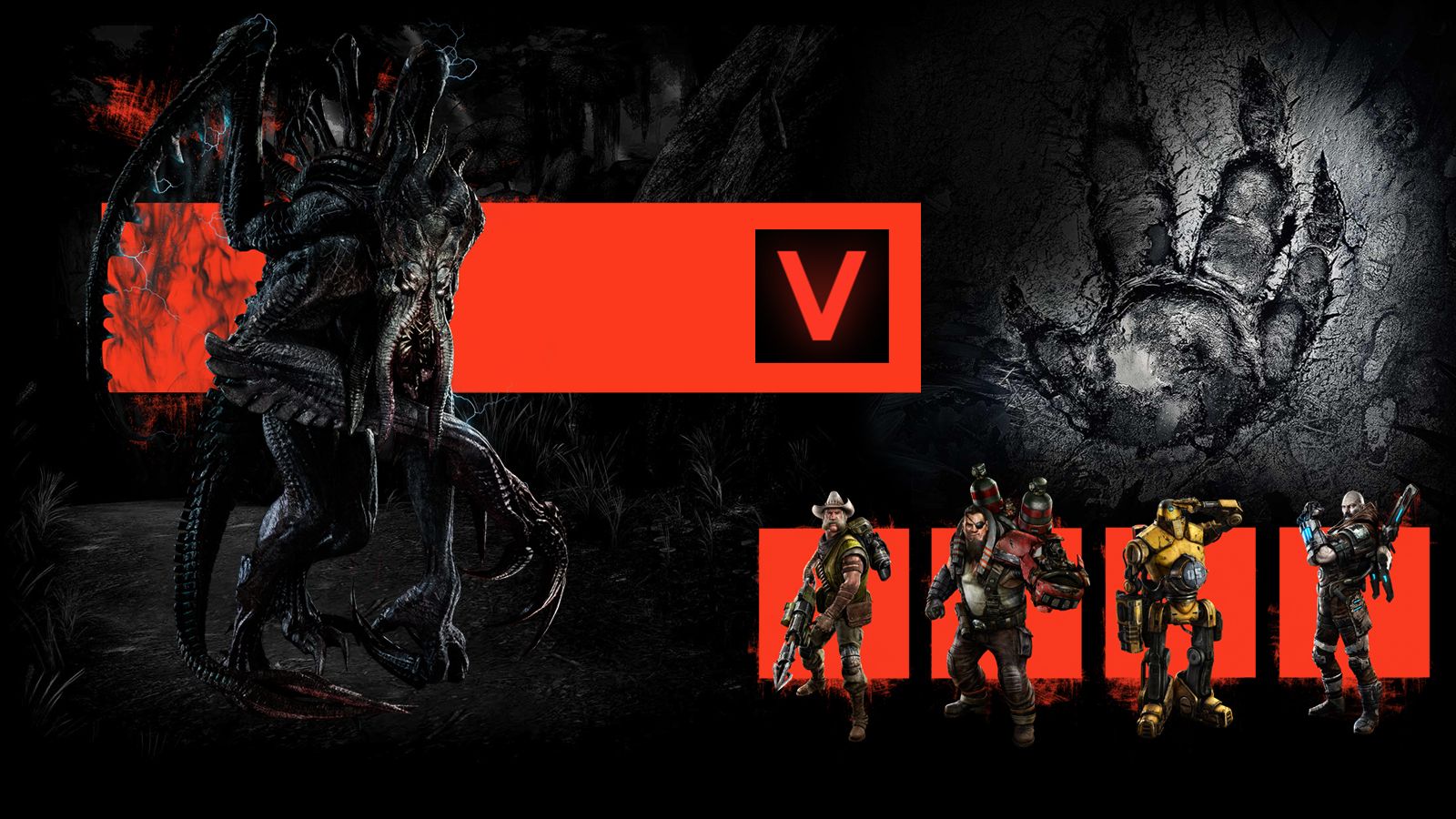 Evolve characters - roles 1v4