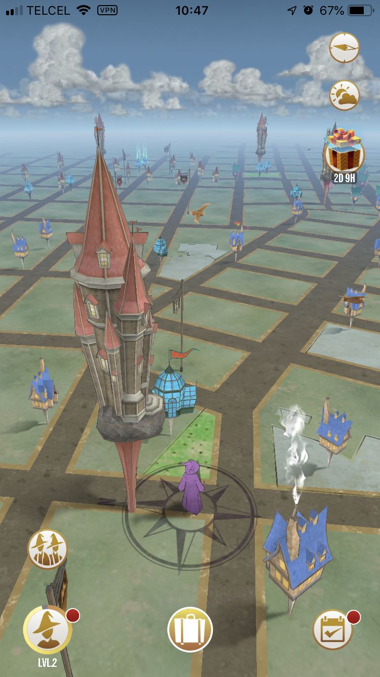 Mapa virtual estilo pokemon go
