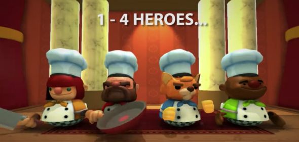 1 a cuatro jugadores - heroes - chefs en overcooked